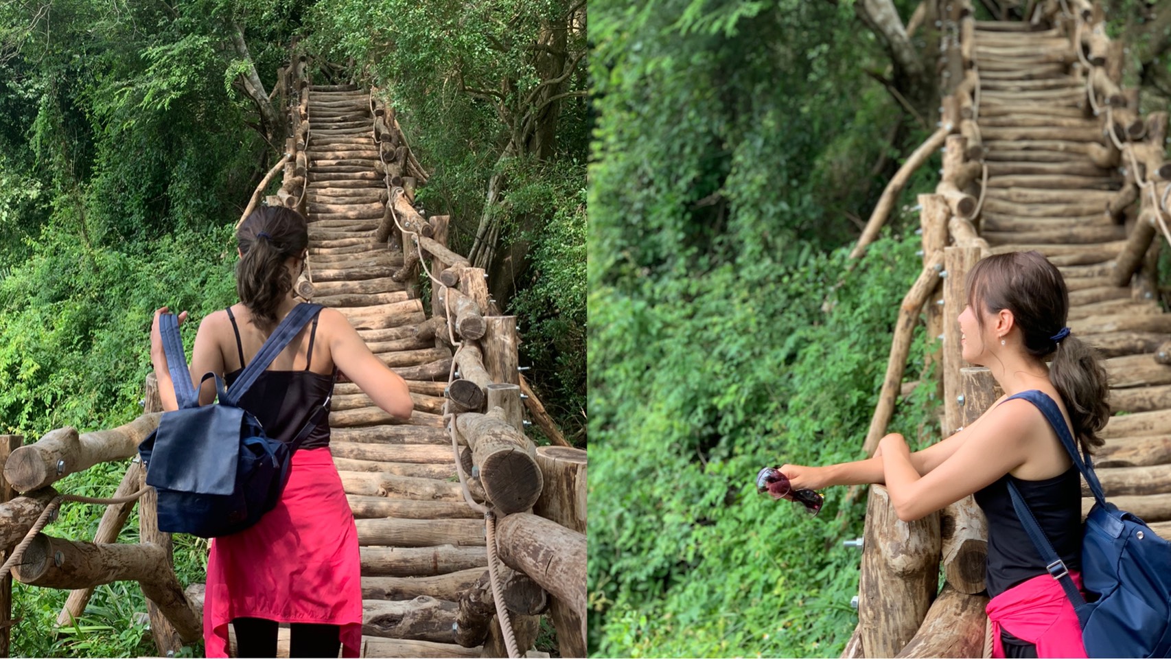 台中。疫情解封微運動，40分鐘練腿與屁股的大坑二號步道，順便看連綿不絕的木棧步道