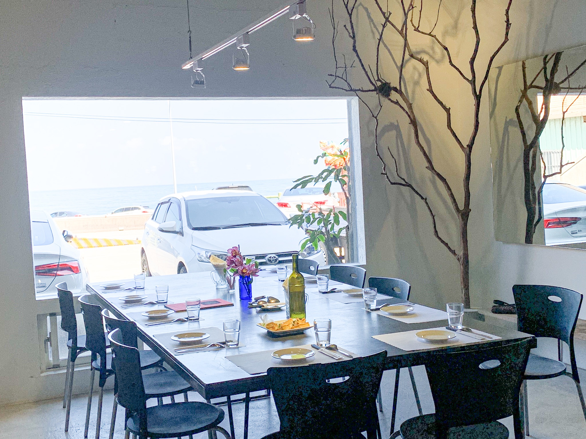 金山。庚辛廚房_超級隱藏餐廳，清水模建築配東北角海景，海鮮大餐不要再挑老街了啦!